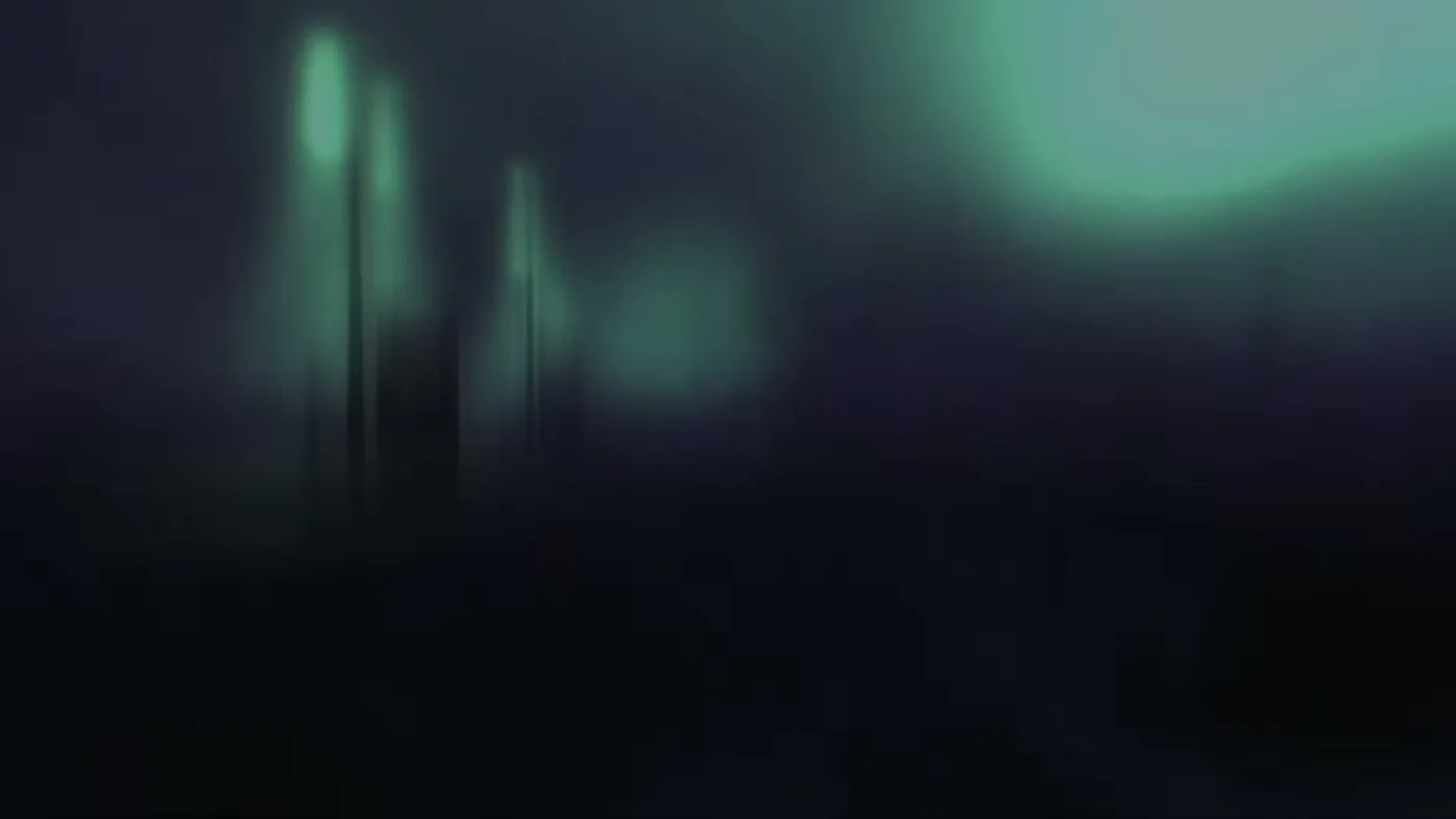 Fears to Fathom Scratch Creek nightmare scene with northern lights